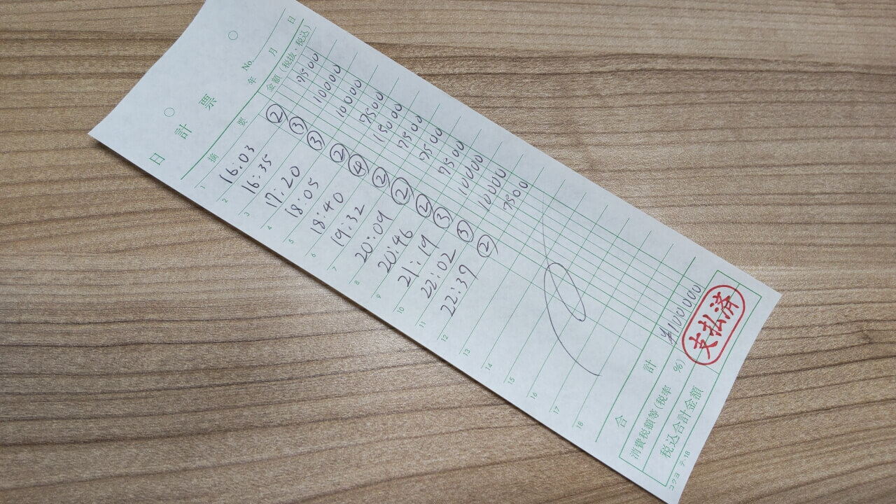 飛田新地お給料明細をリアル公開　～7時間100,000円～